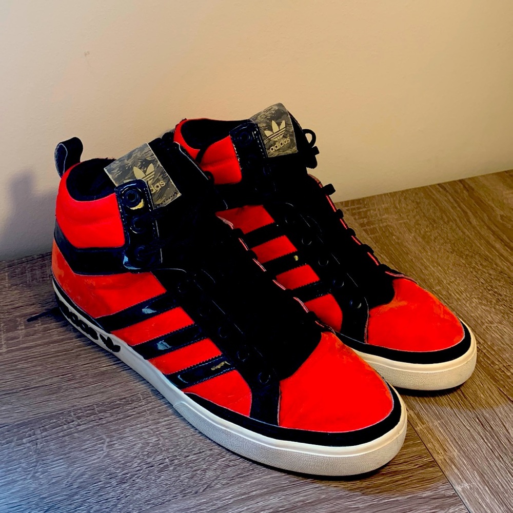Adidas High Top Casual Skateboarding Shoes Size 13